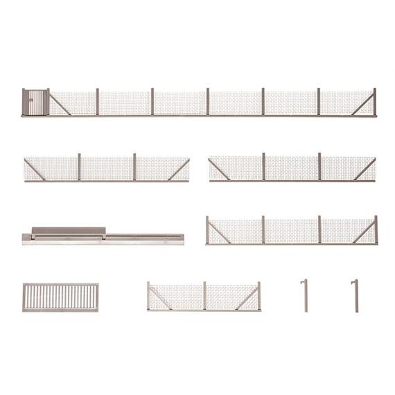 Faller 180433 Industrie-Metallzaun, 1010 mm - H0 (1:87)