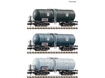 Fleischmann 848029 3-tlg. Set 2: Kesselwagen, Eva, N