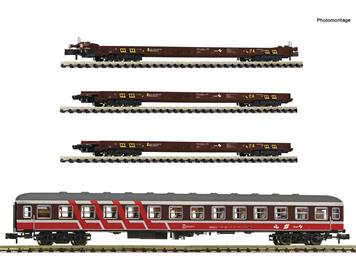 Fleischmann 881914 4-tlg. Set: Rollende Landstraße, ÖBB, N (1:160)