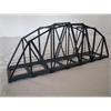 HACK 13030 Bogenbrücke 24 cm grau, B24 Fertigmodell aus Weissblech, H0 1:87