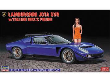 Hasegawa 620472 Lamborghini Jota SVR mit Frau - Massstab 1:24