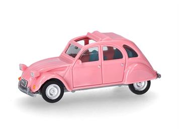 Herpa 020824-008 Citroen 2CV, offen, hellrosa - H0 (1:87)
