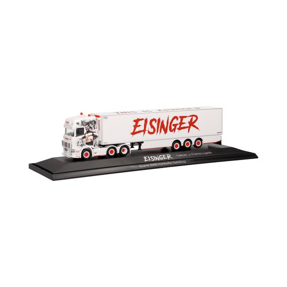 Herpa 122306 Scania CS 20 HD Kühlkoffer-Sattelzug "Eisinger" - H0 (1:87)