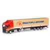 Herpa 304061 Scania R'13 HL Planen-Sattelzug "Multipli Arcese"