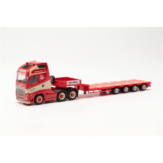 Herpa 316354 Volvo FH 16 Gl. XL 2020 6x4 Semitieflade-Sattelzug "Torben Rafn" - H0 (1:87)