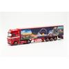 Herpa 953474 Mercedes-Benz Actros '18 Gigaspace Gardinenplanensattelzug Circus Monti - H0