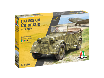 Italeri 6550 Fiat 508 CM Coloniale mit Figur - Massstab 1:35