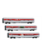 Jouef HJ4200 SNCF 3-teil. Set Set Train de Noel – Coca-Cola 2010, Ep. VI - H0 (1:87)