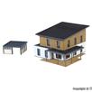 Kibri 38337 Kubushaus Saskia mit Carport - Polyplate Bausatz - H0 (1:87) | Bild 5