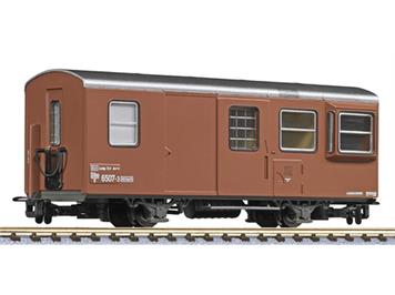 Liliput 344434 2-achsiger Dienstwagen, Diho/s, 6507-3, braun, ÖBB, Ep.IV - H0e (1:87)