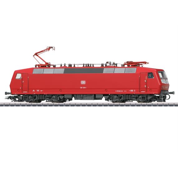 Märklin 37829 E-Lok BR 120.1 der DB AG, orientrot, AC 3L, digital mfx+ mit Sound - H0