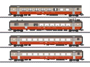 Märklin 42190 SBB 4er Personenwagen-Set Swiss Express, AC 3L - H0 (1:87)