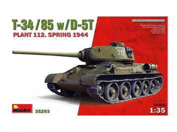 MiniArt 35293 T-34/85 w/D-5T Plant 112 Früh. 1944 - Massstab 1:35
