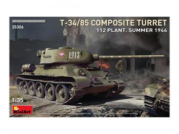 MiniArt 35306 T-34/85 Comp. Turret 112 Pl. Som.44 - Massstab 1:35