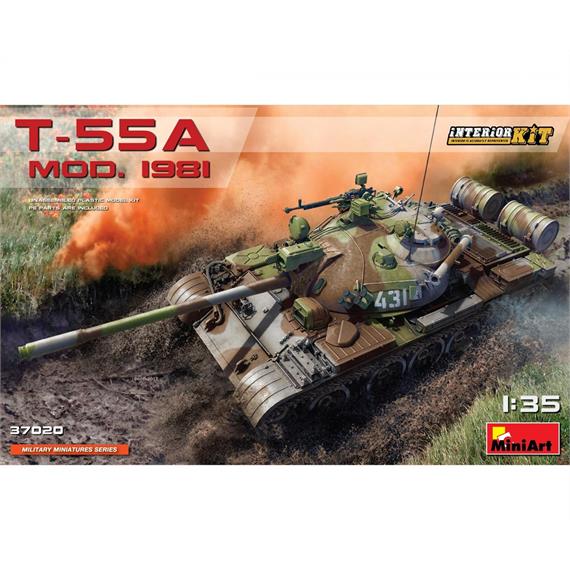 MiniArt 37020 T-55A Mod. 1981 Interieur - Massstab 1:35