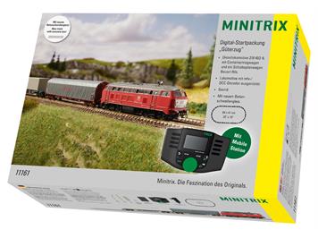 Minitrix 11161 Digital-Startpackung "Güterzug" mit Mobile Station - N (1:160)
