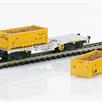 Minitrix 15075 6 vierachsige Containertragwagen der Bauart Sgmmns 190 der AAE, N (1:160) | Bild 2