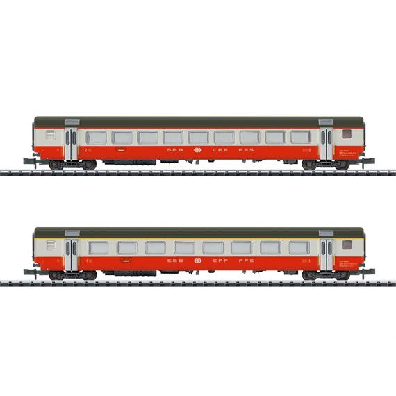 Minitrix 18721 Schnellzugwagen-Set "Swiss Express" Teil 2 der SBB - N (1:160)