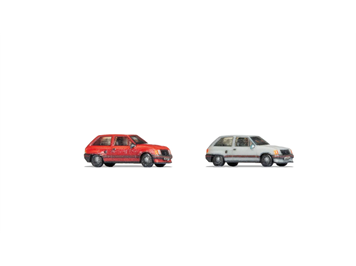 Noch 44602 Opel Corsa A rot und weiss, 2 Stück - Z (1:220)