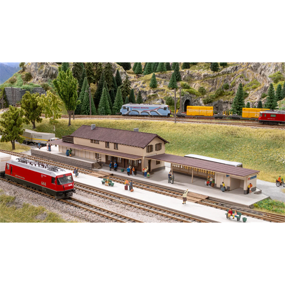 Noch 66005 Laser-Cut Bahnhof „Bergün“ - H0 (1:87)