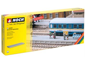 NOCH 66008 Universal-Bahnsteig, Laser-Cut, H0