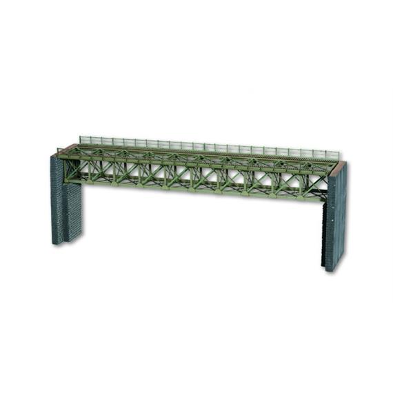 NOCH 67020 Stahlbrücke Laser-Cut Bausatz, 37,2 cm lang - H0 (1:87)