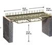 Noch 67024 Brückenfahrbahn gerade mit Brückenköpfen - H0 (1:87) | Bild 4