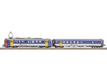 PIKO 96855 SBB Triebwagen RBe 540 mit Steuerwagen NPZ, DC digital mit Sound, H0 (1:87)