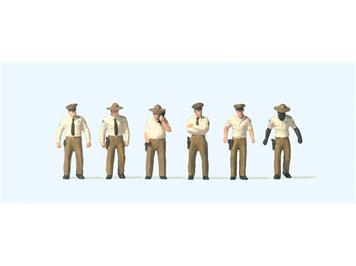 Preiser 10796 US Sheriff Deputies, H0