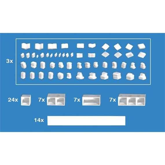 Preiser 17243 Bücher, Regale Bausatz HO