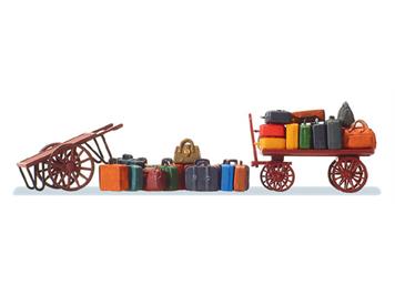 Preiser 17705 DB Transportwagen mit Koffern - H0 (1:87)