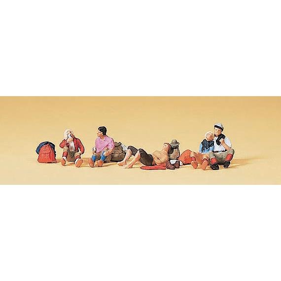Preiser 79159 Rastende Wanderer - N (1:160)