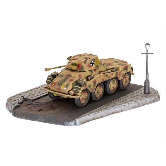 Revell 03298 First Diorama Set - Sd.Kfz. 234/2 Puma, Bausatz, Maßstab: 1:76