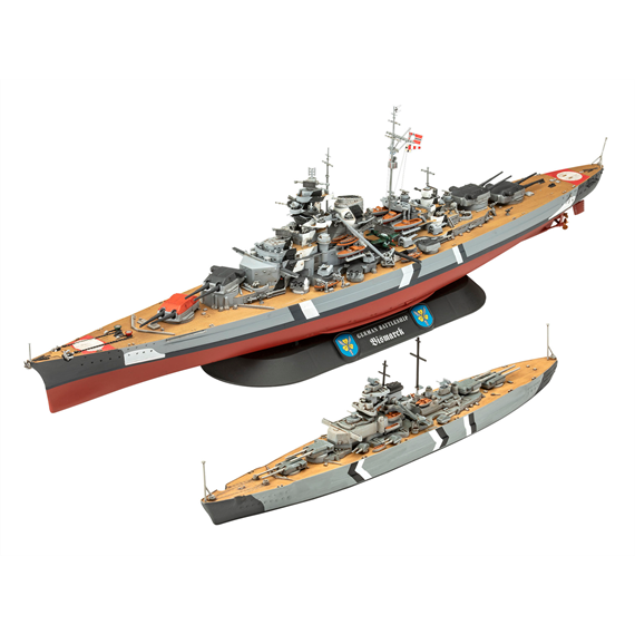 Revell 05637 Geschenkset The Legendary Bismarck - Massstab 1:700 und 1:1200