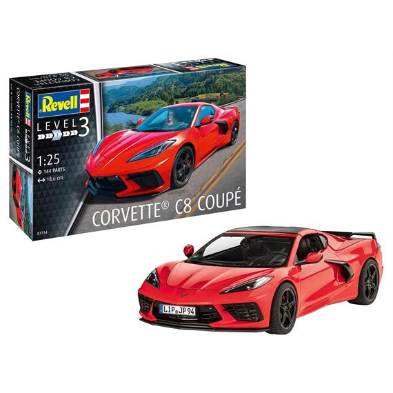 Revell 07714 Corvette C8 Coupé - Massstab 1:25