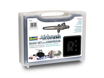 Revell 39195 Airbrush Basic-Set mit Kompressor