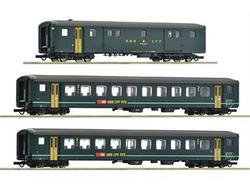 Roco 6200090 3-tlg. Wagenset 1 „IR 1617“, SBB Interregiozug - H0 (1:87)