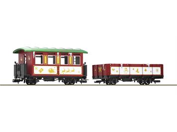 Roco 6230001 2-tlg. Set: Weihnachtswagons, für H0-Gleis - Wagen-Grösse 0e (1:45)