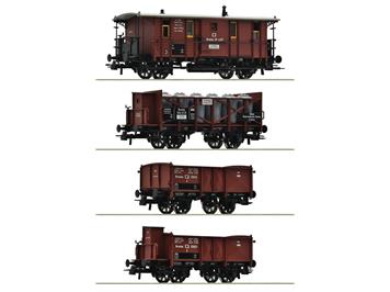 Roco 6600073 4-tlg. Set: Güterzug, K.P.E.V. - H0 (1:87)