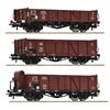 Roco 6600102 3-tlg. Set: Offene Güterwagen, DRB - H0 (1:87)