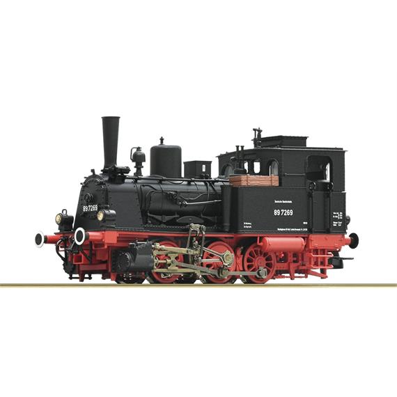 Roco 7110014 Dampflokomotive 89 7296, DB, DC 2L, digital DCC mit Sound - H0 (1:87)