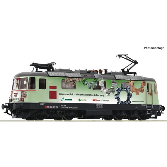 Roco 71416 SBB Cargo Re 420 257, ACTS und Spross, DC 2L, analog - H0 (1:87)