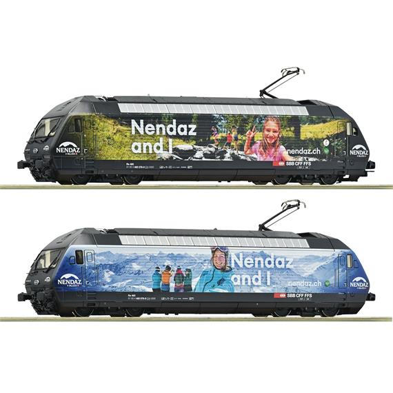 Roco 7520090 E-Lok 460 078-9 „Nendaz“, SBB, AC 3L, digital MM/DCC mit Sound - H0 (1:87)