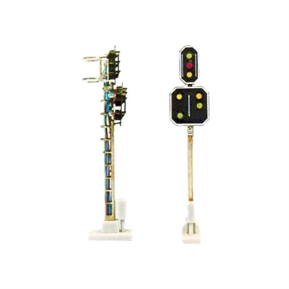 Schneider 2204 SBB Hauptsignal mit Vorsignal 7 LED 69mm - H0 (1:87)