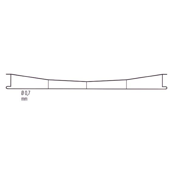 Sommerfeld 148 Fahrdraht verkupfert 0.7 x 375 mm, 5 Stück - H0/H0m (1:87)