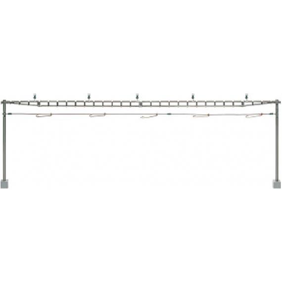 Sommerfeldt 371 Quertragwerk komplett mit 2 Masten, Bausatz - H0/H0m (1:87)