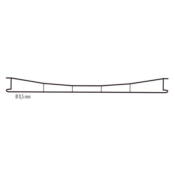 Sommerfeldt 411 Fahrdraht verkupfert 0,5 x 105 mm, 5 Stück - N (1:160)