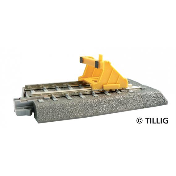 Tillig 83700 Bettungsgleis grau Prellbock