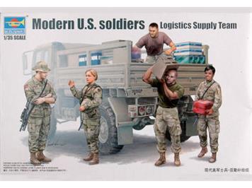 Trumpeter 00429 U.S. Logistics Supply Team / moderne US-Soldaten