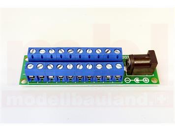 Uhlenbrock 20300 Stromverteiler mit Netzteilanschlussbuchse max. 5A/24V